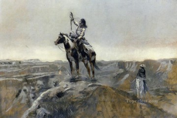 アメリカインディアン Painting - 戦争 チャールズ・マリオン・ラッセル アメリカ・インディアン